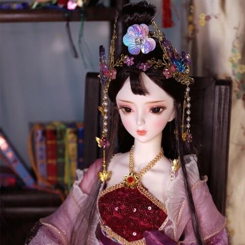 Dream Fairy 1/3 BJD Ancient Style 60cm Ball Jointed Doll with Clothes Shoes Makeup Beauty BJD Doll DIY Dolls for Girls