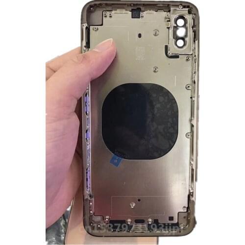 5Pcs Ori Quality Back Glass Housing For IPhone X XS MAX Battery Rear Door Cover Middle Frame Chassis & SET Sim Tray