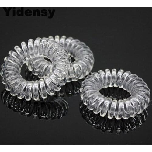 Yidensy 10Pc Hot hair rope wholesale telephone wire hair band Hair Accessories women Rubber bands Girl Hair Gum elastic hairband
