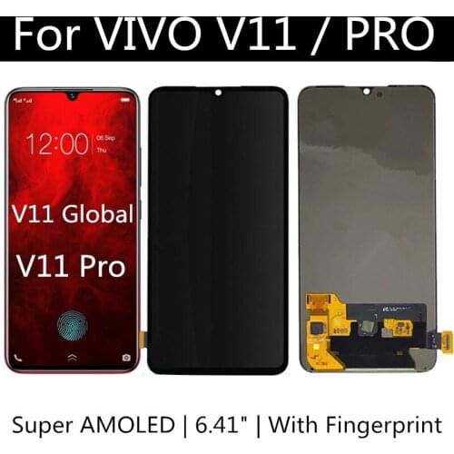6.41" For VIVO V11 Global market V11 PRO LCD Display +Touch Screen Digitizer Glass Lens Assembly Replacement