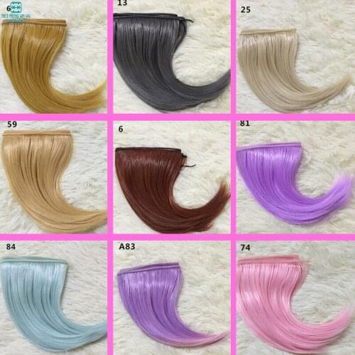 1pcs 15cm*100cm hair for dolls 1/3 1/4 1/6 BJD SD doll wigs Big Bend modified Hair