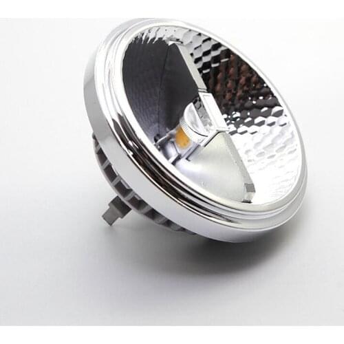 15W COB LED AR111 Light AC110-240V, DC12V high lumens high power QR111 ES111 LED lamp GU10 G53 base LED Spotlight Free Shipping