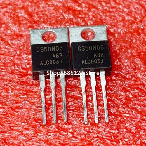 10PCS CS50N06 TO-220 60V 45A 100% New&original
