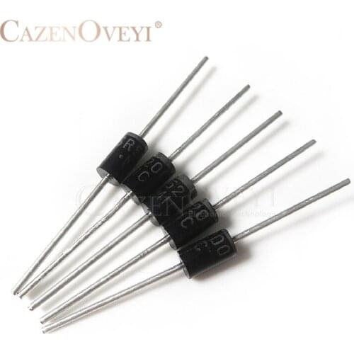 20pcs/lot SR5200 SB5200 Schottky Barrier Rectifier Diode 5A 200V DO-201AD/DO-27 In Stock