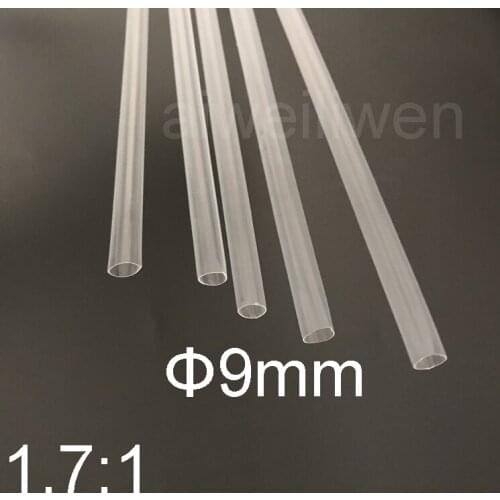 9mm diameter PTFE heat shrink tube, 1.7 F4 F46 PFA heat shrink tubing, polytetrafluoroethylene ETFE FEP Hot shrinkage hose pipe