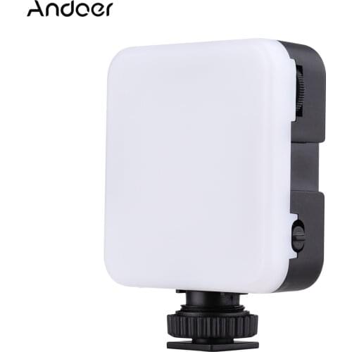 Andoer 42LED Ultra Bright LED Video Photography Light 42PCS Lamp Beads 6000K Color Temperature Stepless Dimmable Brightness