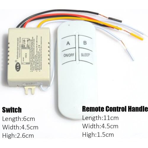 Wireless Digital RF Remote Control Switch ON/OFF Lamp Light Digital Wireless Wall Remote Control Switch Receiver Transmitter