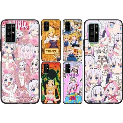 Dragon Maid Anime Cute For Huawei Honor 50 SE V30 View 20 V20 30i 30S 30 20S 20E 20i 20 Lite Pro Plus Soft Phone Case