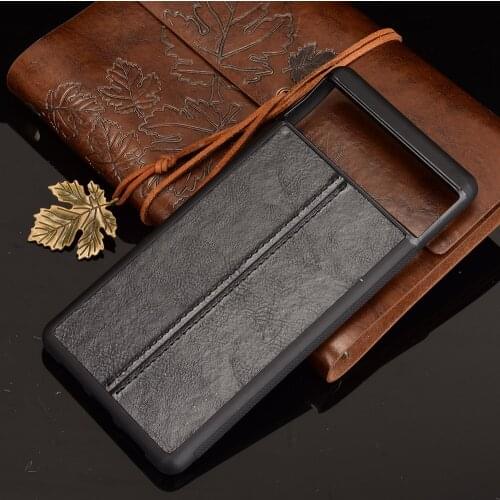 Case For Google Pixel 6 PU Leather Texture PU Leather Back Hard Plastic Cover For Google Pixel6 XL 5 5A 4A 4 3A 4 Couqe Fundas