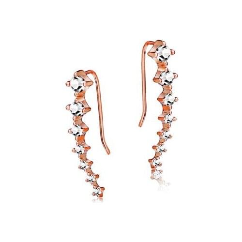 DANS ELEMENT Big Dipper Four-Prong Setting 7pcs CZ Ear Hook Dangle Earrings Fashion Jewelry #DEE12559