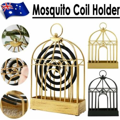 Mosquito Coil Holder Outdoor Birdcage Decor Burner Repellant Garden Home
