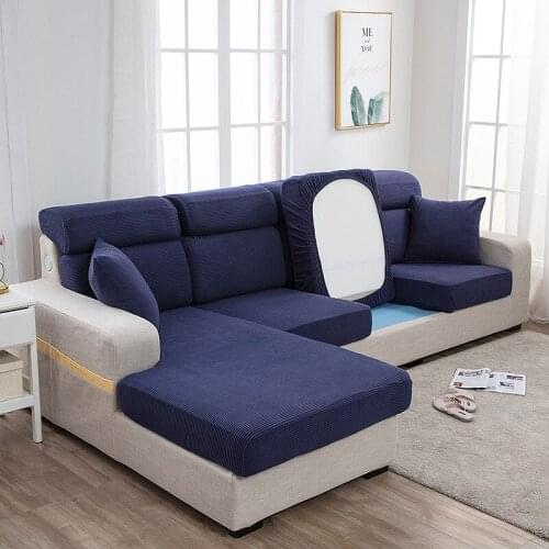 Elastic Corner Sofa Seat Cushion Cover for Living Room Modern Home Armchairs Couch Cover Sofa Slipcovers