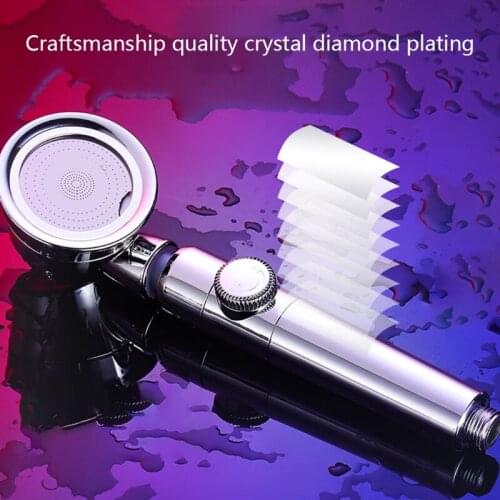 62KC Adajudtable High Pressure Hand Shower Head Kit W/ Wall Base Bathroom Accessories