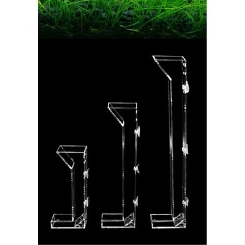 1 piece acrylic crystal shrimp feeder feed shrimp tube feeding holes feeding pots integrated design aquarium supplies S/M/L size