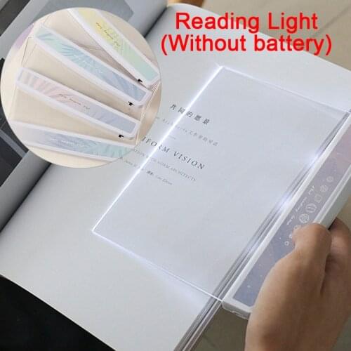 Book Lovers Reading Lamp Light LED Panel Night Wireless People Thinking Mind Creative Flat Plate Panel Eyes Light