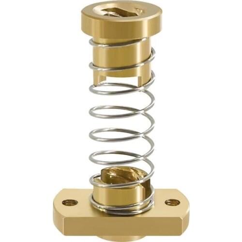 Anti - back lash TR8 lead screw brass nut for upgrade Ender 3 CR-10/Tornado and clone 3D printer anti backlash Spring Loaded Nut