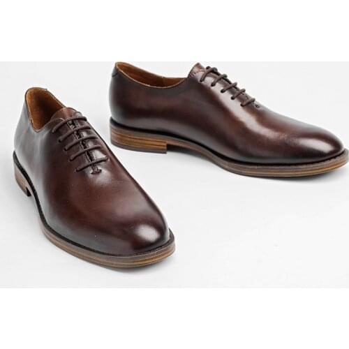 Yomior Autumn Winter Men Business Casual Shoes Cow Leather Top Quality Formal Dress Loafers Wedding Luxury Shoe Big Size Oxfords