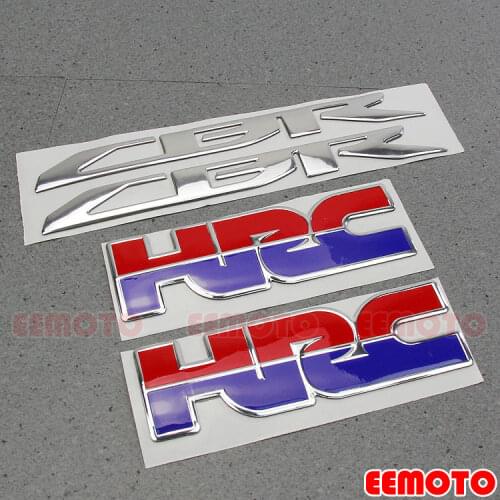 Motorcycle helmet Tank Pad Motorbike Fairing Decals Logo Stickers for HONDA HRC CBR CBR1000RR CBR650F CBR600RR CBR500R CBR300R