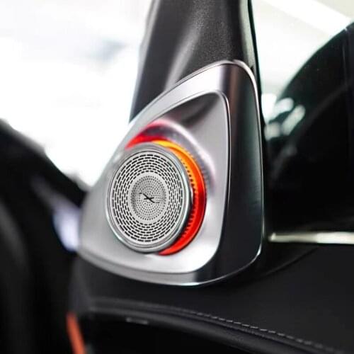 Ambient Light 64 Colors Car 3D Rotation Light Tweeter Treble Speaker LED Treble Speaker Fit for Mercedes Benz S Class 2021 W223