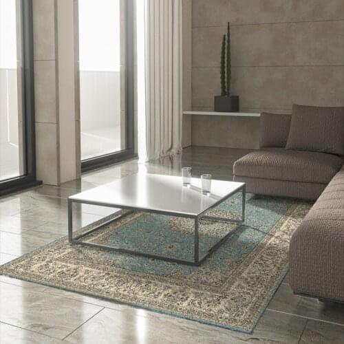 Fluffy Thicken Area Rug Cashmere-like Classic Persian Pattern Carpets For Living Room Bedroom Hotel Anti Slip Unfading Washable