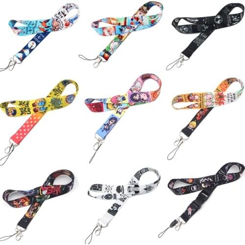 G1190 Cartoon Printing Phone Holder Peaky Blinders Lanyard For keys Phone Neck Straps With KeyChain ID Badge Holders