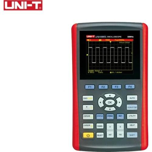 UNI-T UTD1025CL 3.5" Scopemeter Handheld Digital Color LCD Storage 25MHz Mini USB Oscilloscopes 1CH 25MHZ Scope meter