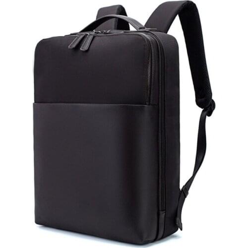 Portable Backpack Men Weekend Travel Back Pack PU Laptop Bagpack Lightweight Business Backpack School Bags For Teenage Mochila