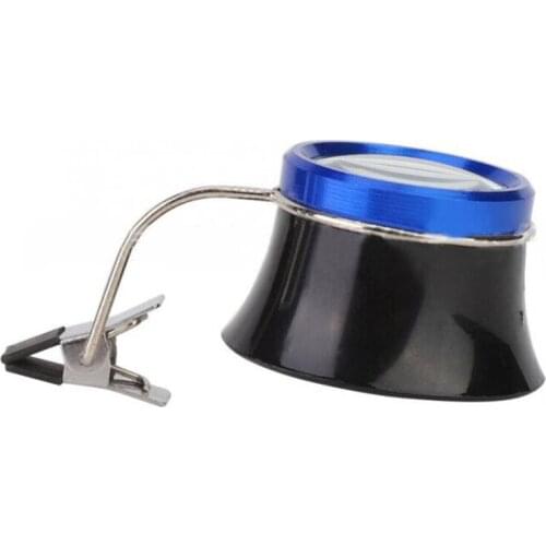 Clip On Eyeglass Magnifier, 10X Magnifying Lens Eyeglass Frame Magnifying Glass for Watchmaker Jewelry Watch Repairing