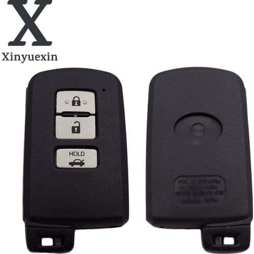 Xinyuexin 3/4 Buttons Replacement Smart Remote Key Shell Case Fob For Toyota Avalon Camry Land Cruiser Keyless Entry