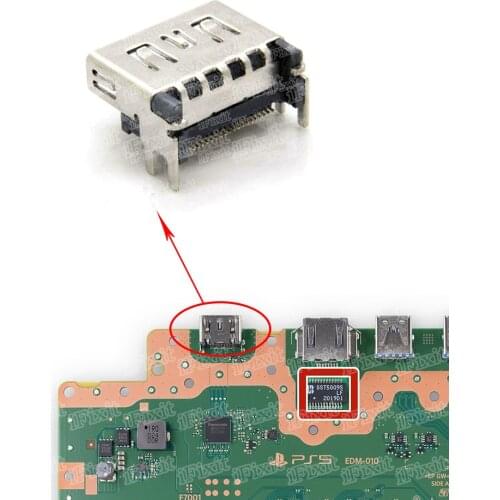 10pcs/lot Original HD interface For PS5 HDMI-compatible Port Socket Interface for Sony Play Station 5 Connector