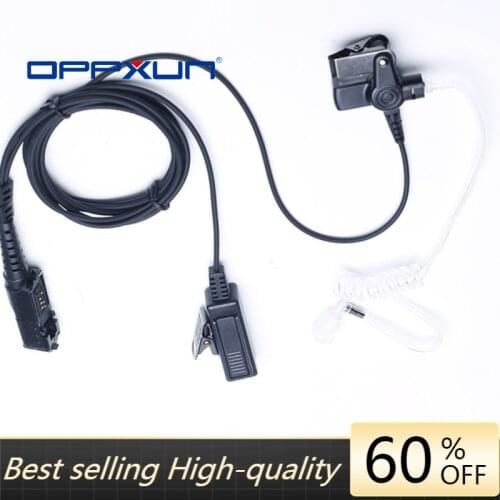 2021 Hot Security Air AcousticTube Earpiece Headset PTT for Motorola TETRA MTP3550 MTP3100 MTP3200 MTP3250 MTP3500 Two Way Radio