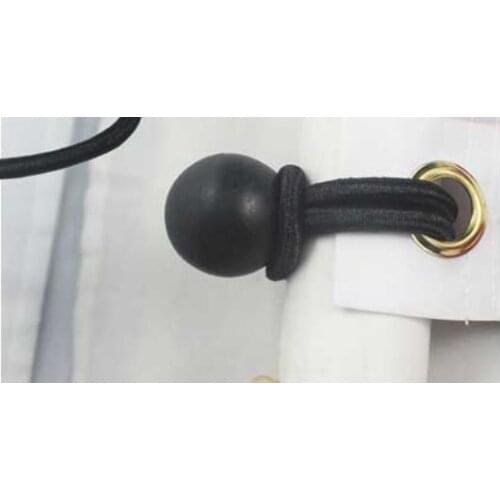 50pcs Tarp Canvas Tarpaulin Flag Pole Bungee Ball Ties Cord ends Elastic Lace ,Bundled elastic rope