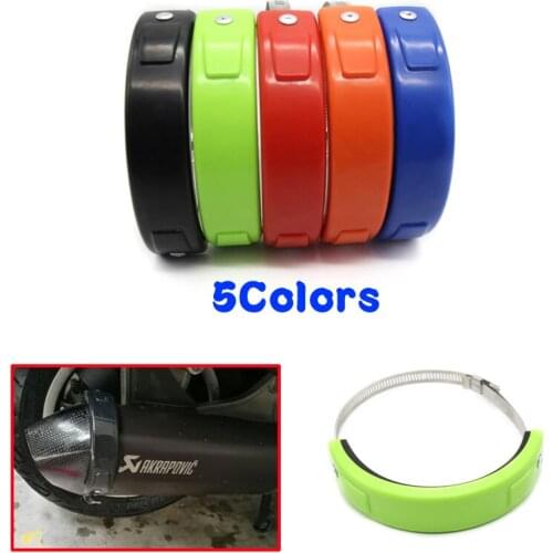Motorcycle accessories Silencer/Exhaust Oval Exhaust Orange Protector (Can Cover) For KAWASAKI KX450F KX250F KLX 450R