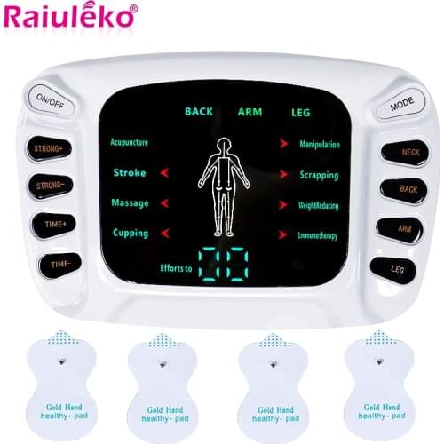 Electric Pulse Nerve Massager TENS Muscle Stimulator EMS Acupuncture Body Massage Digital Therapy Machine Electrostimulator