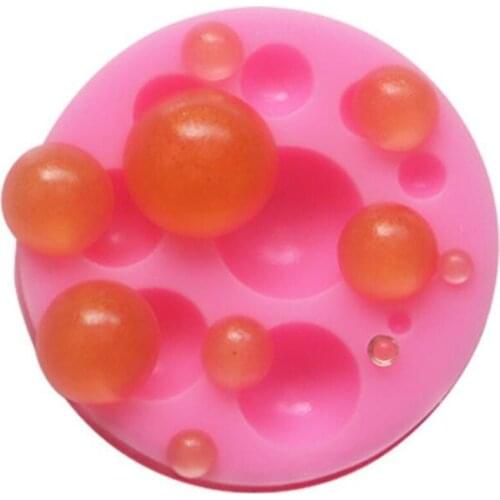 Hot 100pcs/lot Sugarcraft Circle Silicone Mold Fondant Mold Cake Chocolate Mould DIY Baking Candy Maker Mousse Mould