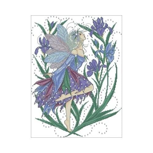 Joan Elliott-Iris Fairy (14CT) Counted Cross Stitch 11CT 14CT 18CT Cross Stitch Kits Embroidery Needlework Sets