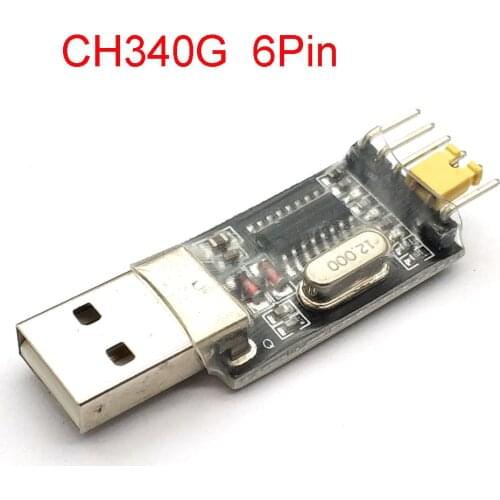 USB2.0 To TTL 6Pin CH340G Converter For STC PRO Instead of CP2102 PL2303