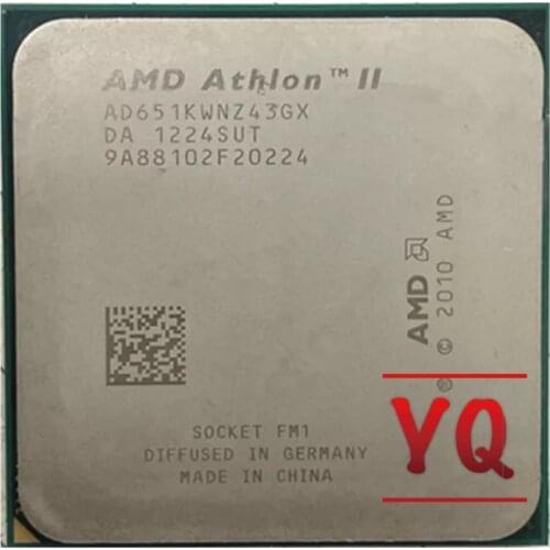 AMD Athlon II X4 651 X4 651X X4 651K 3.0 GHz Quad-Core CPU Processor AD651KWNZ43GX / AD651XWNZ43GX Socket FM1