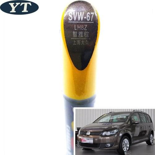 Car scratch repair pen, auto painting pen BROWN color for volkswagen polo golf 6,7 touran passat tiguan CC ,car painting pen