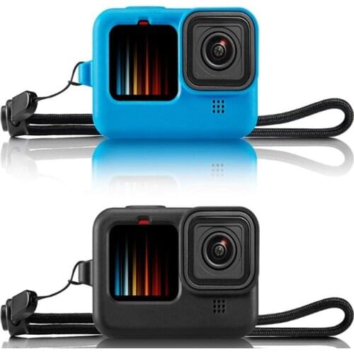 For GoPro Hero 9 Silicone Case Lens Cap Protective Cover Cage for GoPro Hero 9 Black Accessories Go Pro 9