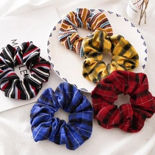 Sunnee New Knotted Rabbit Ears with Large Intestine Circles Scarf Hair Rubber Hair Ropes Girls Hair Accessories hearwear