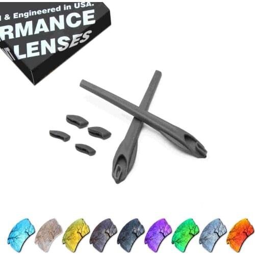 ToughAsNails Resist Seawater Corrosion Polarized Replacement Lenses&Gray Rubber Kit for Oakley Flak 2.0 XL Sunglasses