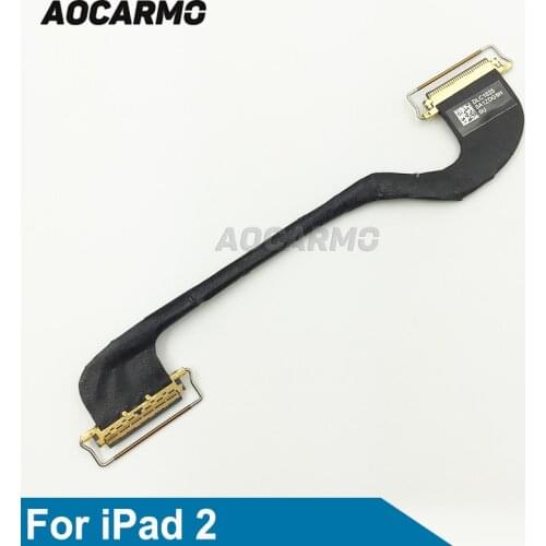 Aocarmo Replacement LCD Screen Flex Cable Connector Ribbon For iPad 2
