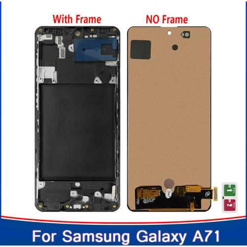 Tested TFT incell For Samsung Galaxy A71 LCD Display Touch Screen Digitizer Assembly For Samsung A71 A715 A715F LCD Screen