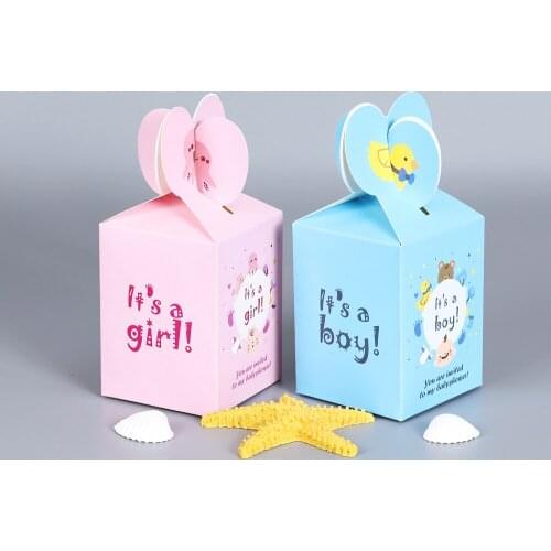 10pcs Frozen Paper Candy Box Cartoon Happy Birthday Decoration Theme Party Supply For Kids Party Supplies