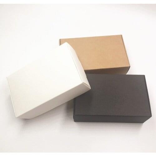 20pcs/lot Small Box 3 Color Simple Wedding Candy Box Kraft Paper Gift Box Chocolate /Cookies/Accessories Gift packing box