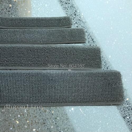 20 Yards 2" 50mm Elastic Reusable Stretch Loop Soft Black