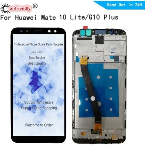 For Huawei Mate10 Lite G10 plus Honor 9i nova 2i RNE-AL00 Maimang6 LCD Display Touch panel Screen Digitizer with frame Assembly