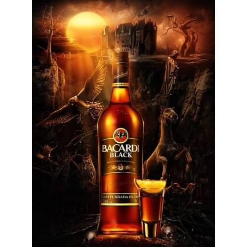 JMINE Div 5D wine Castle moon eagle Full Diamond Painting cross stitch kits art High Quality Scenic 3D paint by diamonds