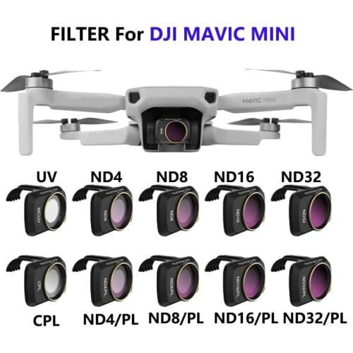 DJI Mavic Mini 2 Camera Lens Filter MCUV ND4 ND8 ND16 ND32 CPL ND/PL Filters Kit for DJI Mavic Mini Drone Accessories